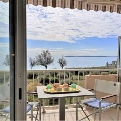 Studio cabine 4 pers, climatisé, parking, plage à pied - Le Lavandou - FR-1-251-509