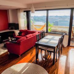 Sunset views over Helsinki rooftops
