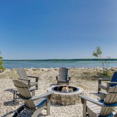 Baileys Harbor Waterfront Vacation Rental with Grill