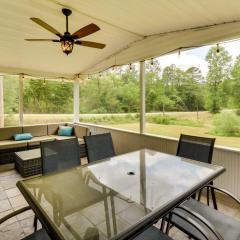 Georgia Vacation Rental with Covered Deck and Patio