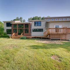 Bright Bluemont Home with On-Site Pond and Mtn Views!