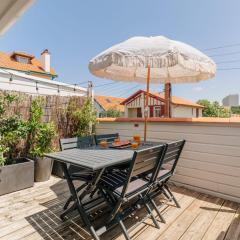 Little Bibi terrace - Côte des basques and private garage