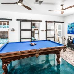 The Blue Fin House! Pool Table, Ocean View & Boardwalk to Beach