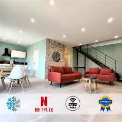 ColorMix 3 étoiles - 95m2 Plein Centre - Ensoleillé Climatisé