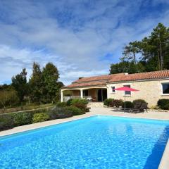 Holiday home in Montcl ra with sunny garden playground equipment and private pool