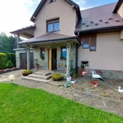 Pokoje w domu na wsi