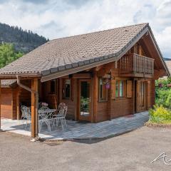 Chalet La Calougeotte, jardin, spa et sauna privés