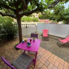 Appartement en rez-de-chaussée avec terrasse à Narbonne Plage 4MED301