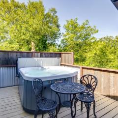Waldport Home with Private Hot Tub and Views!