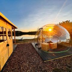 Beheiztes Bubble Tent am See - Sternenhimmel