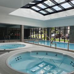 Green Port SPA Kołobrzeg STYLOWY LOFT- w cenie klimatyzacja, baseny, 2 jacuzzi, sauna, szlafroki, bawialnia