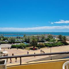 Sète vue mer linge fourni