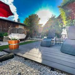 Mitten im Zentrum Ferienwohnungen mit sonniger Terrasse