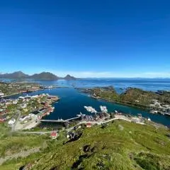 Real fisherman's cabins in Ballstad, Lofoten