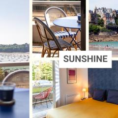 SUNSHINE - Appartement 2pers - terrasse vue mer - Dinard