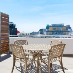 The Sentinel Apartment with balcony.