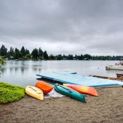 Tacoma Home on Steilacoom Lake with Dock!