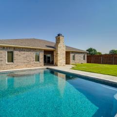 Spacious Lubbock Home with Private Pool and Yard!