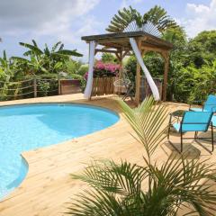 L Orchidée Bleue, bas de villa, vue mer, piscine privée