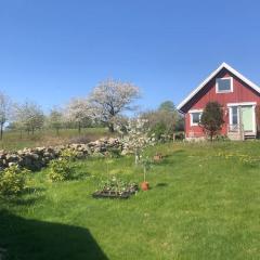 Gästhus i Slöinge nära Skrea strand
