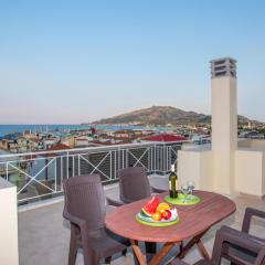 Coconut Tree House with port view