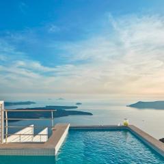 Amazing Santorini Villa Caldera Serene House 3 Bedrooms Private Plunge Pool and Stunning Sea Views Imerovigli
