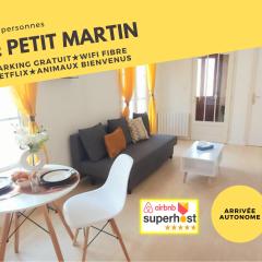 Le Petit Martin ~T2 cosy ~ Netflix ~ Parking ~ Animaux bienvenus