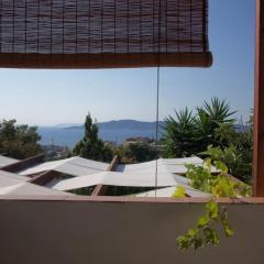 Sunny house, stunning Aegean Sea views.