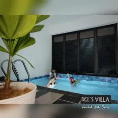Dels Villa with private pool near UIA Batu Caves Gombak