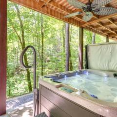 Ellijay Cabin with Deck and Hot Tub!