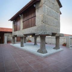 Casa Angelita terraza con hórreo y barbacoa