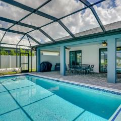 Sleek Cape Coral Home with Pool - Near Waterpark!