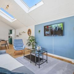 apart21 - Blue - zentrale Maisonette-Wohnung Parkplatz Netflix nahe Audi