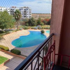 Appartement mohamedia Ricoflores vue sur piscine