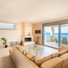 Spacious beachfront maisonettes with stunning views & a private beach