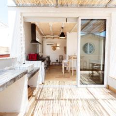 Loft Alguer II con terraza, barbacoa y chimenea