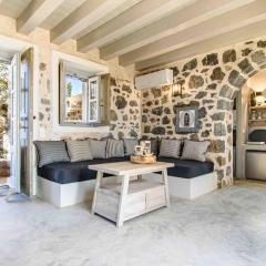 Pavlaina Complex of Traditional Residences in Nisyros. Enjoy the garden and the Sea View