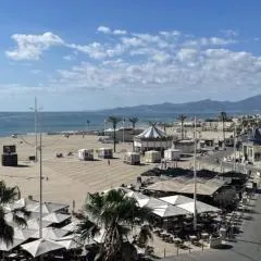 MAGNIFIQUE VUE MER F2 45 m2, parking surveillé Linge de maison inclus