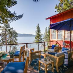 Lakefront Bliss Coeur dAlene Cabin with Dock!