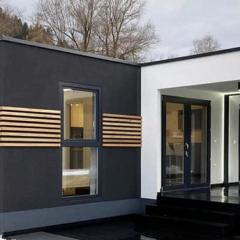 Mobile home in Drage with garden