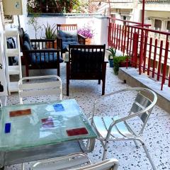 Quiet city centre apartment with large balcony