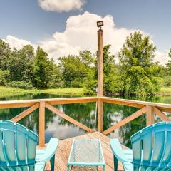 Secluded Broken Bow Escape with Fishing Pond and Pier!