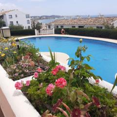 2 Bed Townhouse with garden patio overlooking La Cala Cove & Sea