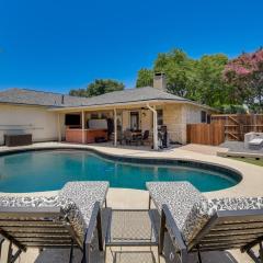 Chic Lewisville Getaway with Private Pool and Hot Tub!