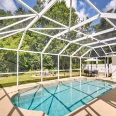 Peaceful Palm Coast Home with Private Pool and Lanai!