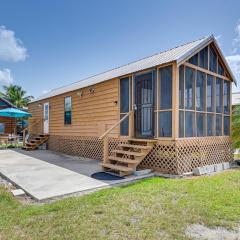 Everglades City Trailer Cabin Boat Slip and Porch!