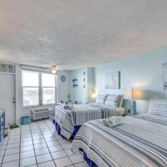 Daytona Beach Studio with Ocean View and Amenities!