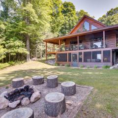 Lakefront Townsend Cabin with Fire Pit, Private Dock