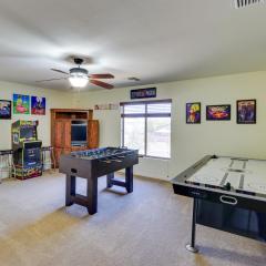 Cheerful Maricopa Gem with Home Theater and Game Room!