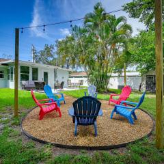 Sunny Sarasota Home with Private Yard and Fire Pit!